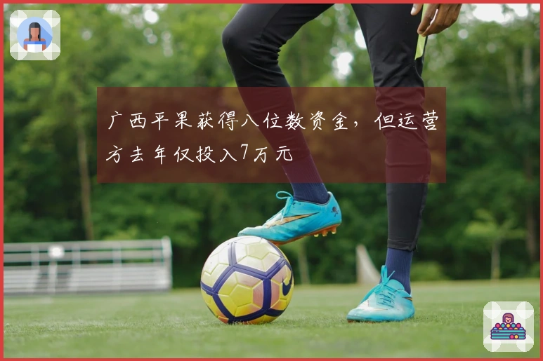 广西平果获得八位数资金，但运营方去年仅投入7万元